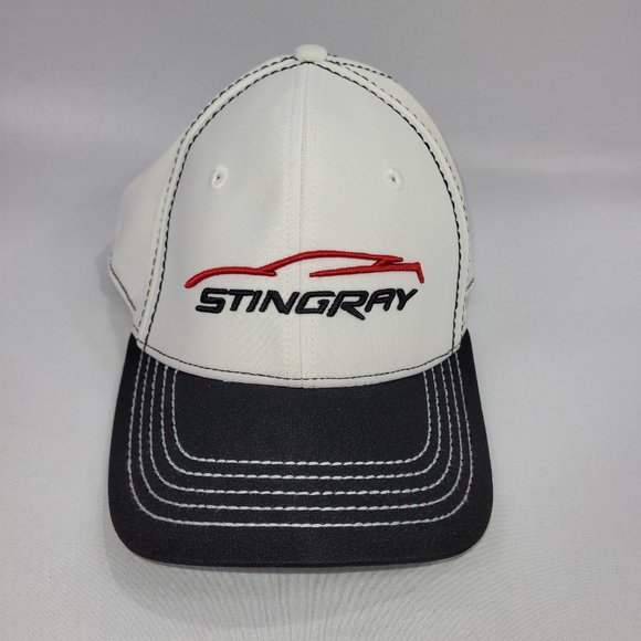 Choko Vintage Chevy Corvette Stingray Fastflex Hat Stretch Fit Solid Back - Picture 1 of 2